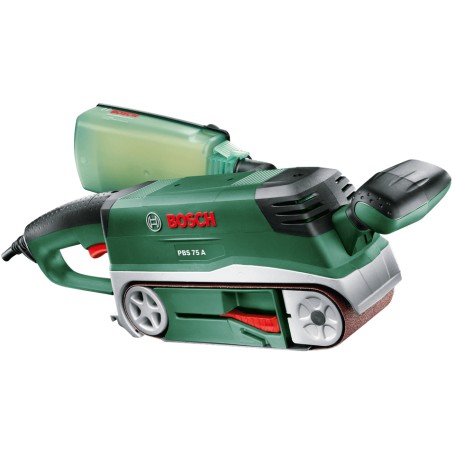 Bosch PBS 75 A Levigatrice a nastro Nero, Verde 710 W (06032A1000)