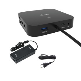 i-tec USB-C HDMI DP Docking Station with Power Delivery 100 W + Universal Charger 100 W (C31HDMIDPDOCKPD100)