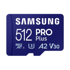 Samsung PRO Plus microSD Memory Card 512GB (2023), USB Card Reader incluso (MB-MD512SB/WW) Samsung PRO Plus microSD Memory Card 512GB (2023), USB Card Reader incluso (MB-MD512SB/WW)