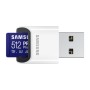 Samsung PRO Plus microSD Memory Card 512GB (2023), USB Card Reader incluso (MB-MD512SB/WW)