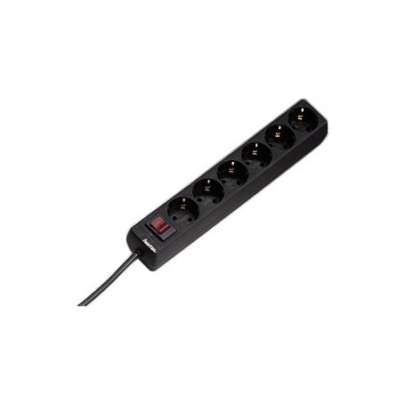 Hama 00030394 protezione da sovraccarico Nero 6 presa(e) AC 230 V 1,4 m