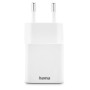 Hama 00201991 Caricabatterie per dispositivi mobili Auricolare, Power bank, Smartphone, Tablet Bianco AC Ricarica rapida Interno