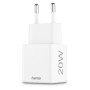 Hama 00201991 Caricabatterie per dispositivi mobili Auricolare, Power bank, Smartphone, Tablet Bianco AC Ricarica rapida Interno
