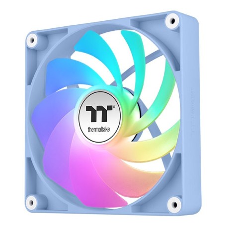 Thermaltake Fan Hydrangea Blue CT120 Case per computer Ventilatore 12 cm Blu, Bianco 2 pz (CL-F200-PL12BU-A)
