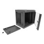 DeLOCK Armadio di rete da 10″ con anta in vetro 6U nero (43417)