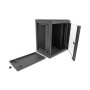 DeLOCK Armadio di rete da 10″ con anta in vetro 8U nero (43418)