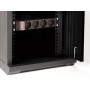 DeLOCK Armadio di rete da 10″ con anta in vetro 8U nero (43418)