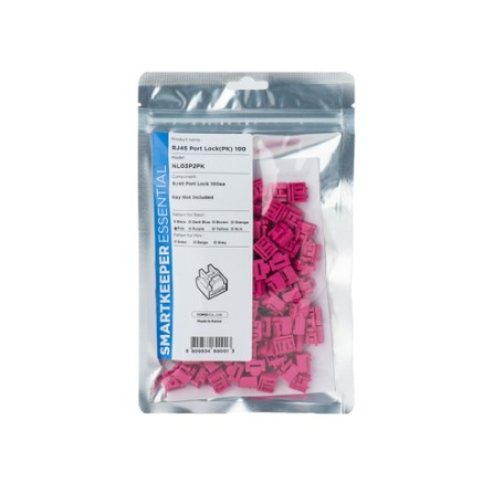 Smartkeeper NL03P2PK clip sicura Bloccaporte RJ-45 Rosa 1 pz