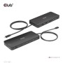 CLUB3D CSV-1581 replicatore di porte e docking station per laptop Thunderbolt 4 Nero