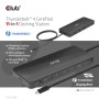 CLUB3D CSV-1581 replicatore di porte e docking station per laptop Thunderbolt 4 Nero