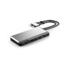 ALOGIC U2CSH-SGR replicatore di porte e docking station per laptop Cablato USB 3.2 Gen 1 (3.1 Gen 1) Type-C Nero, Argento