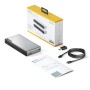 ALOGIC DV4 Cablato USB 3.2 Gen 1 (3.1 Gen 1) Type-C Grigio (DUCDV4)