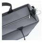 Sigel Desk Sharing Bag Polietilene tereftalato riciclato (rPET) Grigio scuro Unisex Borsa a tracolla (BA413)