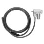 Targus ASP95MKGLX-25 cavo di sicurezza Argento 2 m