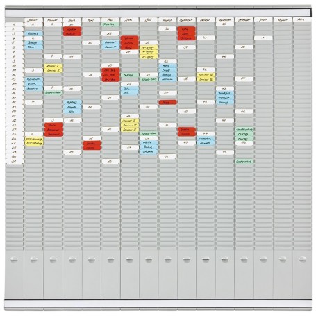 Franken PV-SET5 agenda da parete Grigio Multilingua