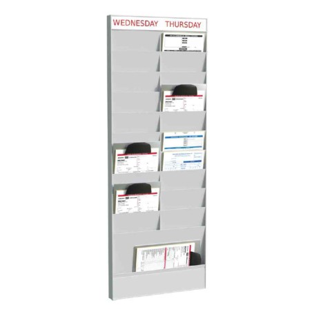 PaperFlow PS20A4.02 Stand informativo A4 Polistirolo Grigio
