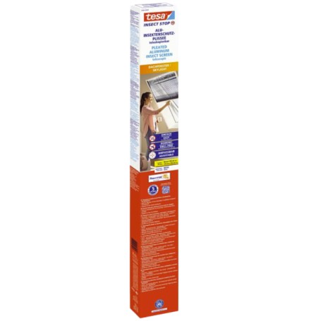TESA 55804-00000-00 tapparella e tendina da finestra Manuale Slatted Tendina avvolgibile Nero