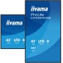 iiyama LH4364UHS-B1AG visualizzatore di messaggi Pannello piatto per segnaletica digitale 109,2 cm (43") LED Wi-Fi 500 cd/m² 4K