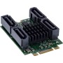 InLine 76660U scheda di interfaccia e adattatore Interno SATA