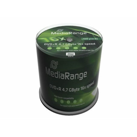 MediaRange MR443 DVD vergine 4,7 GB DVD+R 100 pz (MR443)