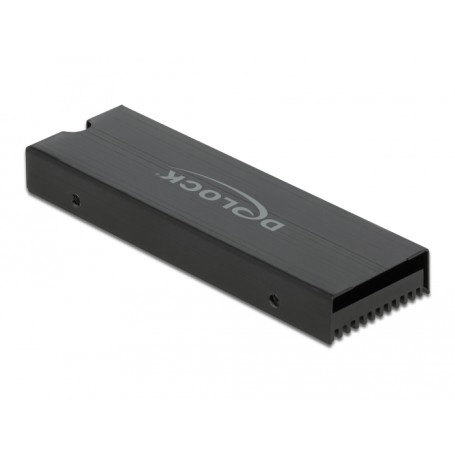 DeLOCK 18353 ventola per PC Unità allo stato solido Dissipatore Nero 1 pz (18353)