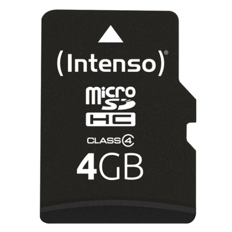 Intenso 3403450 memoria flash 4 GB MicroSDHC Classe 4 (3403450)