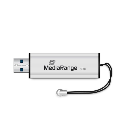 MediaRange MR916 unità flash USB 32 GB USB tipo A 3.2 Gen 1 (3.1 Gen 1) Nero, Argento (MR916)