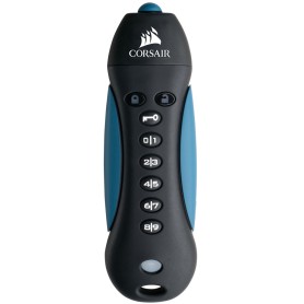 Corsair Padlock 3 unità flash USB 128 GB USB tipo A 3.2 Gen 1 (3.1 Gen 1) Nero, Blu (CMFPLA3B-128GB)