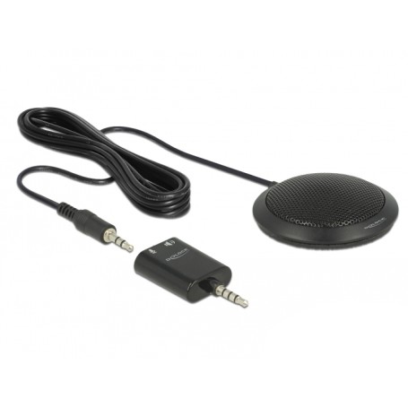 DeLOCK 65873 microfono Nero Microfono da tavolo (65873)