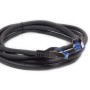 Alcasa 8060-SF003S cavo di rete Nero 0,25 m Cat6a S/FTP (S-STP) (8060-SF003S)