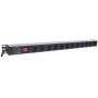 Intellinet 714044 unità di distribuzione dell'energia (PDU) 12 presa(e) AC 1U Nero (714044)