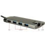 Inter-Tech GDC-802 USB 3.2 Gen 1 (3.1 Gen 1) Type-C 1000 Mbit/s Grigio (88885551)