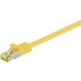 Goobay RJ-45 CAT7 0.5m cavo di rete Giallo 0,5 m S/FTP (S-STP) (91575)