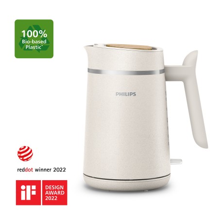 Eco Conscious Edition Wasserkocher HD9365/10 (wei (matt), 2.200 Watt, 1,7 Liter)