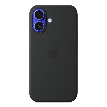 Silikon Case mit MagSafe (schwarz, iPhone 16) (MYY13ZM/A)
