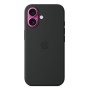 Silikon Case mit MagSafe (schwarz, iPhone 16) (MYY13ZM/A)
