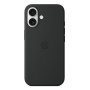 Silikon Case mit MagSafe (schwarz, iPhone 16) (MYY13ZM/A)