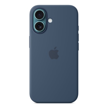 Silikon Case mit MagSafe (dunkelblau, iPhone 16) (MYY23ZM/A)