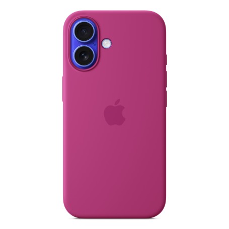 Silikon Case mit MagSafe (fuchsia, iPhone 16) (MYY53ZM/A)
