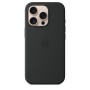 Silikon Case mit MagSafe (schwarz, iPhone 16 Pro) (MYYJ3ZM/A)