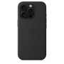 Silikon Case mit MagSafe (schwarz, iPhone 16 Pro) (MYYJ3ZM/A)