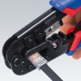 Crimpzange 97 51 10 SB (blau/rot, RJ-11/12 und RJ-45-Stecker)