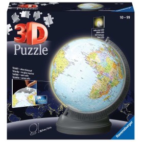 3D Puzzle Globus mit Licht (11549)