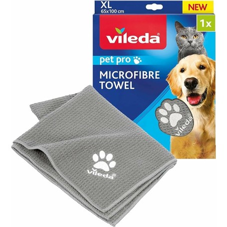 Pet Pro Microfaser-Handtuch XL (grau, Gre XL, 65 x 100cm) (172670)
