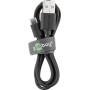 USB-C Ladeset 5 Watt (schwarz, 1 Meter Kabel USB-A  USB-C) (45293)