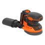 Akku-Exzenterschleifer BDCROS18-QW, 18Volt (orange/schwarz, Li-Ionen Akku 1,5Ah)