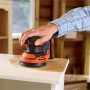 Akku-Exzenterschleifer BDCROS18-QW, 18Volt (orange/schwarz, Li-Ionen Akku 1,5Ah)