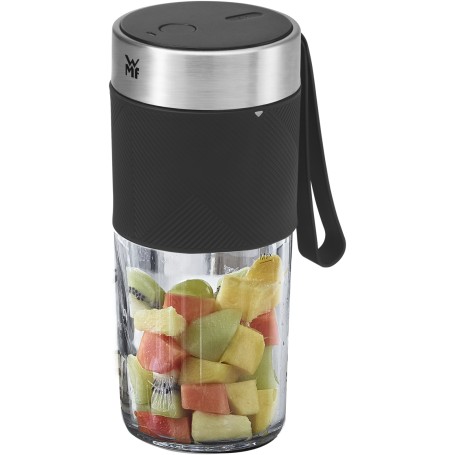 WMF KITCHENminis 0416700011 0,3 L Sbattitore con base 50 W Nero, Acciaio inox, Trasparente (04.1670.0011)