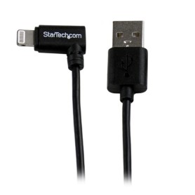 StarTech.com Cavo connettore ad angolo lightning a 8 pin Apple a USB nero da 2 m per iPhone/iPod/iPad (USBLT2MBR) StarTech.com Cavo connettore ad angolo lightning a 8 pin Apple a USB nero da 2 m per iPhone/iPod/iPad (USBLT2MBR)
