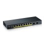 Zyxel GS1900-10HP Gestito L2 Gigabit Ethernet (10/100/1000) Supporto Power over Ethernet (PoE) Nero (GS1900-10HP-EU0102F)
